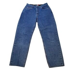 VTG 90s Tommy Hilfiger Jeans Women's Size 10 High‎ Waist Tapered Leg Mom Denim